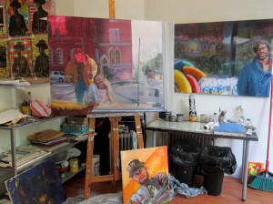 Work in progress at Window Studio in June 2014